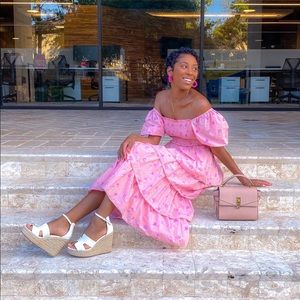 LoveShackFancy MIDI Ruffle Dress